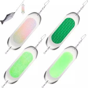 새투이 코코니 다저 트롤링 플래셔 4.5 반사 미끼 연어 송어 파이크 및 민물 낚시용 고감도 녹슬지 않는