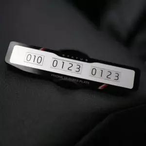 [CAR] 차량용 알림판 표시 주차안내판 주차번호판 주차정보 연락처 전화번호판