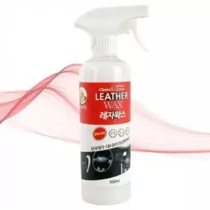 [CAR] 가죽 실내 레자왁스 레몬향 화이트 광택제 500ml