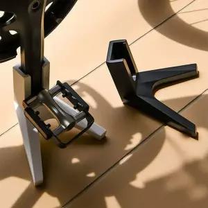 자전거 킥스탠드 야외 휴대용 지지대 바람막이 설치 쉬운 브래킷 안정적인 바닥 장착