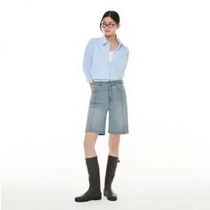 ANDAR 에어데님 버뮤다 쇼츠