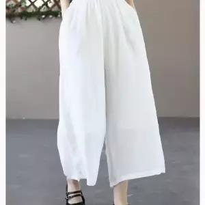 여사친 스커트 바지 여름 빈티지 앤티크 패션 빅사이즈 모시 와이드 퓨어 일자 CH2