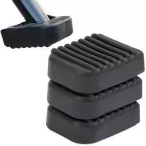 블랙 고무 오토바이 스탠드 패드 사이드 킥 발 익스텐션 지지대 베이스 액세서리