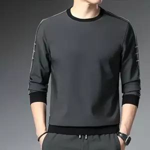 남성 가을 캐주얼 운동복 트레이닝복 라운드넥 긴팔 세트 긴팔세트 얇은 슬랙스팬츠 CH3