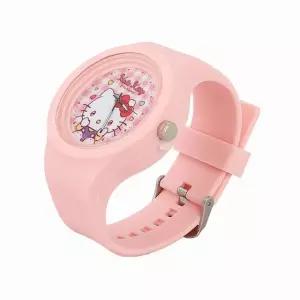 바늘 헬로키티 시계 실리콘 키즈 초등학생 손목 워치 / 캐릭터시계 산리오시계