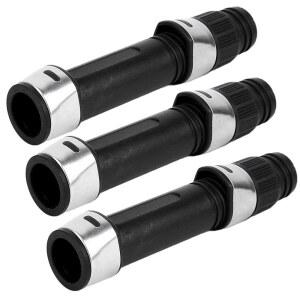 plplaaoo 릴 시트 3개, 낚시 릴 시트, 스피닝 낚싯대 릴 시트, 블랙 ACS 부식 방지 낚싯대 릴 시트, 해수 및 담수용, 낚시 태클 액세서리, 낚싯대