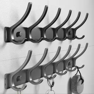 문걸이형 수납 벽걸이 옷걸이 코트걸이 침실 주방 정리함