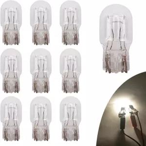 슬라이큐 10 PCS Car T20 1891/7443 듀얼 와이어 브레이크 전구 12V 21/5W 초밝은 턴 시그널 테일 라이트