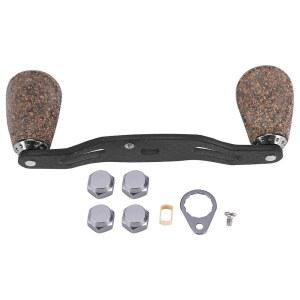 탄소 섬유 릴 핸들, 낚시 릴 핸들, 베이트 캐스팅용 탄소 섬유 나무 손잡이 프레임, 피팅 교체 부품 낚시 릴 액세서리