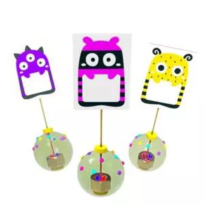 집콕과학 LED 몬스터 오뚝이 만들기 1개