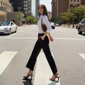 ANDAR 에어스트 테이퍼드핏 슬랙스