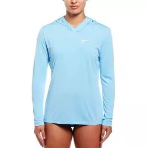 [나이키]여자래쉬가드 여성 에센셜 후디 롱 슬리브 하이드로가드 NESSD351-486 741979