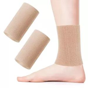 피리우오 2피스 발목 젤 슬리브 패딩 스케이트 양말 보호대 스 가드 피겨 스케이팅 라이딩 하키 롤러