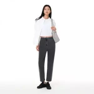 ANDAR 에어데님 배기핏 그레이진