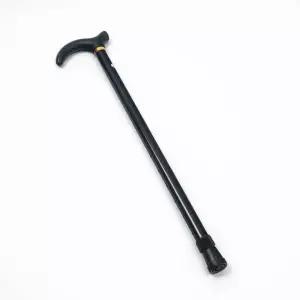 할머니 2단 블랙 어르신 지팡이 / 보행보조 노인지팡이 어르신지팡이 나무지팡이