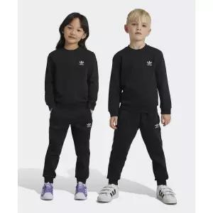 매장정품 ADIDAS 아디다스 KIDS 크루 세트 키즈 - 블랙 IW1021 1291180