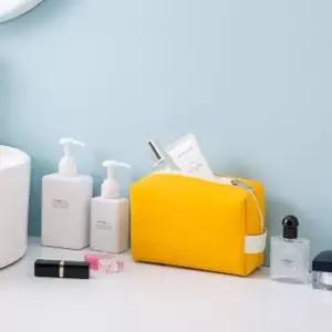 아도라블 방수파우치 옐로우) 사각 화장품파우치 여행파우치 불투명파우치