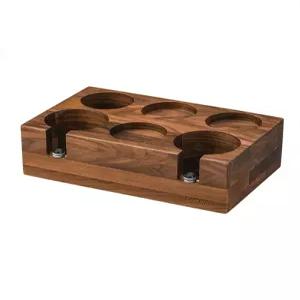 템퍼 받침대 우드 탬핑 스테이션 홀더 바리스타 용품