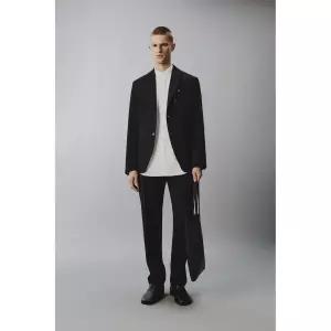 ZARA 100% 울 수트 블레이저 - 블랙 372818