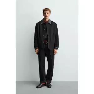 ZARA JEANS STRAIGHT FIT BOOTCUT AARON LEVINE X - 먹색 372811