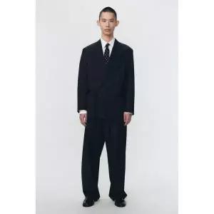 ZARA SOSHIOTSUKI X 핀 스트라이프 수트 블레이저 - 네이비 372861