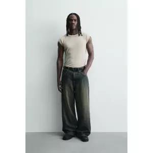 ZARA JEANS BAGGY FIT - 블루 / 그린 372928