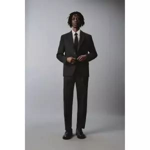 ZARA 100% 울 수트 블레이저 - 블랙 372819