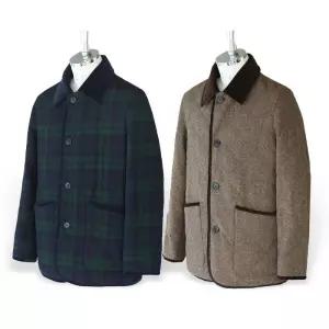 매장정품 HAZZYS 헤지스 [25FW][2컬러 택1] 남성 체크 퀼팅 하프코트 HZCO5D464 1375180