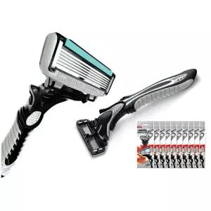 일회용 페이스6 면도기 휴대용 6중날 여행용 박스 10P