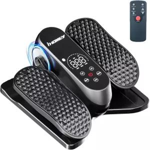 책상 밑 타원형 기계 12개의 조절 가능한 속도를 가진 노인을 위한 전기 다리 운동기 자동 및 인사 모드