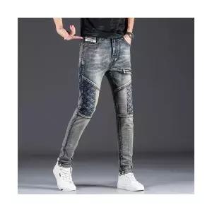 남사친 캐주얼 키퍼 스트리트패션 워싱 일자핏 스키니진 데님팬츠 청바지 OP5