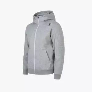 스파이더 남성 로고 셋업 후드 집업 SPJPCNFT303MMGR [백화점 매장판]