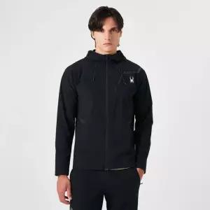 스파이더 남성 트레이닝 후드 집업 상의 SPKMCNFT207MBLK [백화점 매장판]