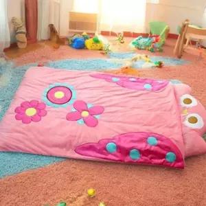 (올핀)유아용 극세사 낮잠이불 부드러운 부엉이 침구