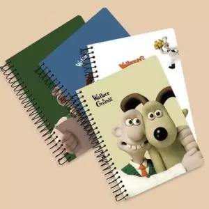 [문구/오피스] 학습 유선 노트 랜덤 디자인 스프링 공책 월레스와그로밋 8mm