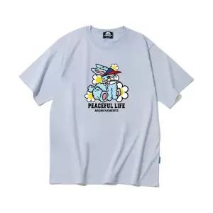 매장정품 TRIPSHION 트립션 CANDY RABBIT GRAPHIC 티셔츠 - 퍼플 1365541