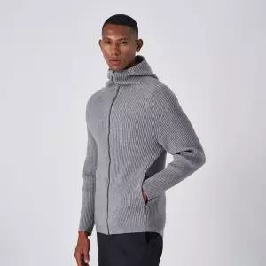 스파이더 남성 울 블렌딩 스웨터 후드 집업 SPJWCNFT205MMGR [백화점 매장판]