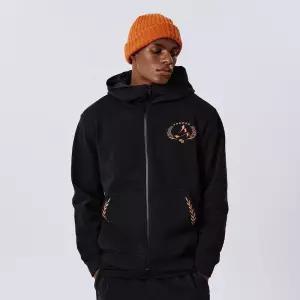 스파이더 남성 로키 헤비 스? 후드 집업 SPJFCNFT301MBLK [백화점 매장판]