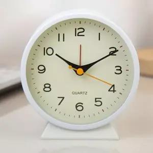 [골드스마일]무소음 침실 야광시계 알람시계 거실 탁상 시계