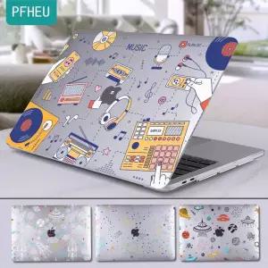 노트북 가방 악세사리 케이스 3D 인쇄 기하학 Macbook Air 13 A2681 A2337 A2179 A2338 M1 M2 칩 프로 14 1