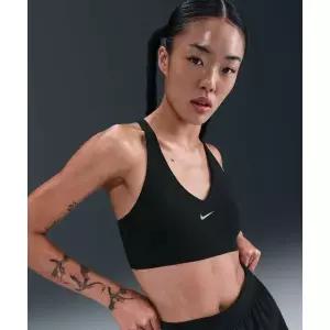 매장정품 NIKE 나이키 유니버사 미디엄 서포트 패드 스포츠 브라 W - 블랙:앤트러사이트:다크 스모크 그레