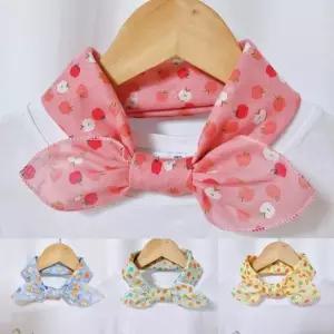 새콤과일 아사 면 쁘띠 스카프 손수건 빅사이즈 매너손수건 쁘띠스카프 도시락가방