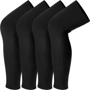 타투오 다리 소매 압박 긴 무릎 자외선 차단 남성 스포츠 농구공용