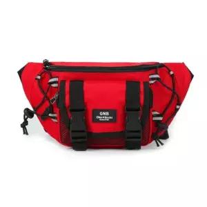 레드- 등산용 아웃도어 힙색 캐주얼 가방 외출 여행 등산힙색 웨이스트백 등산보조가방