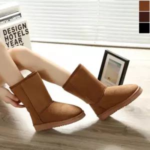 여자 겨울 미디부츠 1P 데일리 털안감 방한부츠 신발 겨울미디부츠 겨울방한화