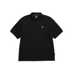 매장정품 NATIONALGEOGRAPHIC 내셔널지오그래픽 N242UPL910 동물 와펜 피케 반팔 티셔츠 CARBON BLACK N242