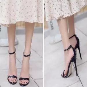 하이힐 킬힐 2컬러 샌들 여성 여자 토오픈 펌프스힐 다우리협력업체02 여자구두 펌프스