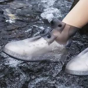 신발보호 레인부츠 방수커버 똑딱이 장마부츠 실리콘 신발방수커버 레인부츠