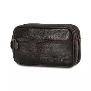 남성 핸드폰 파우치 가방 고급 가죽 데일리 클러치백 메이크업파우치 남성손가방