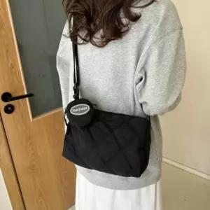 귀여운 스몰 에코 캐주얼 원형 파우치 미니 크로스 백 원형 원형파우치 캐주얼 미니백